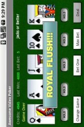 game pic for Awesome Video Poker